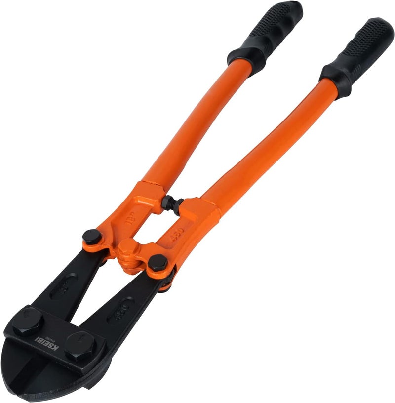 KSEIBI 141585 Heavy-Duty Medium Size Bolt Cutter 24" for Cutting Fence, Steel Wire, Chain, Screws, Rivet, and Medium Padlock, with Soft Grip Rubber Ergonomic Handle Cutters - Image 1
